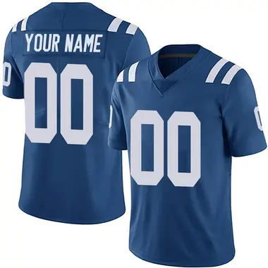 Men's Nike Royal Indianapolis Colts Vapor Elite Custom Jersey